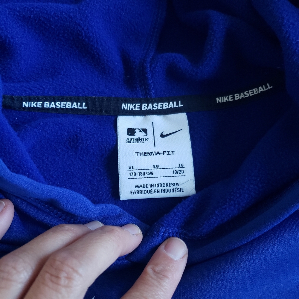 Nike Los Angeles Dodgers Therma-Fit Hooded Sweater XL Hoodie Kids - Picture 3 of 13